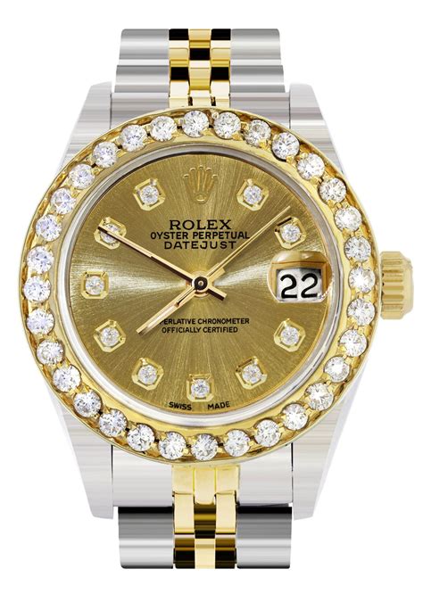 womens gold diamond rolex